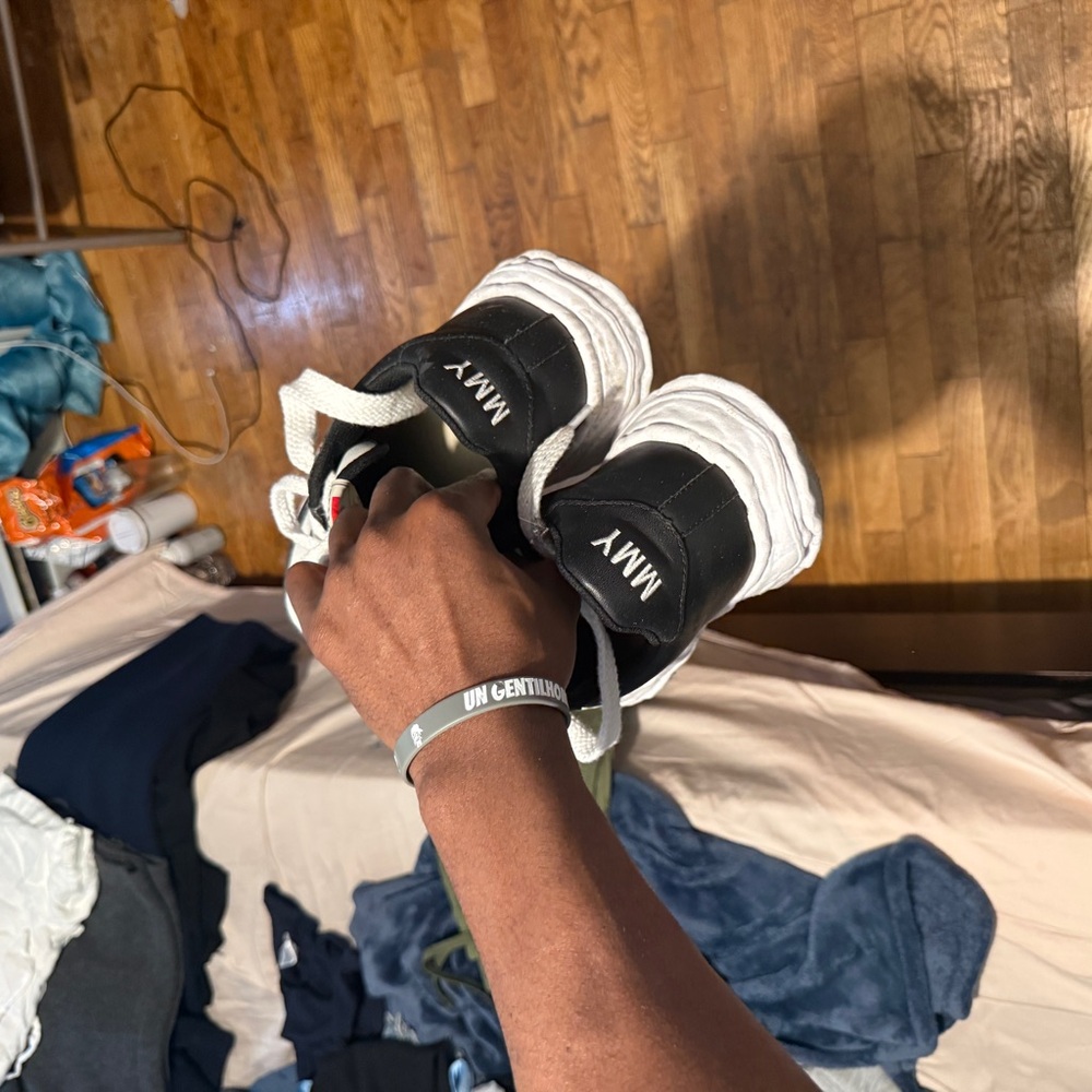 Miharayasuhiro Black and White Chunky Sneakers